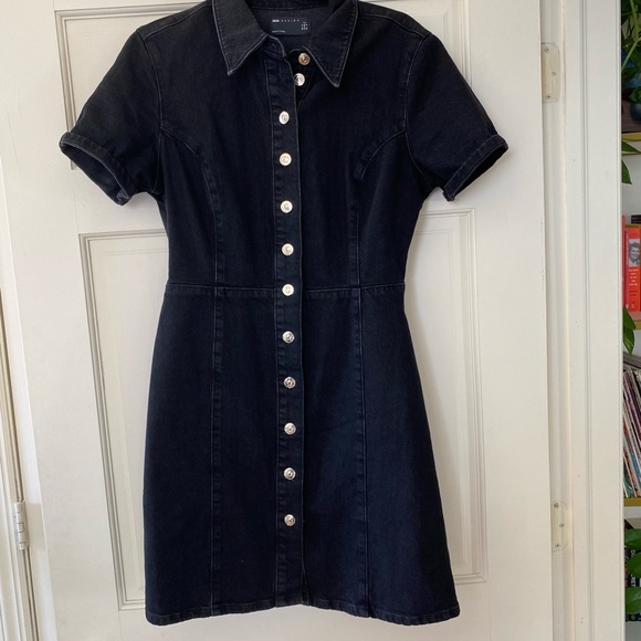 ASOS Tall Denim Minidress - Picture 5 of 8